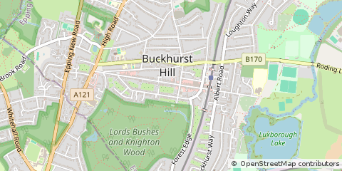 Map of Buckhurst Hill