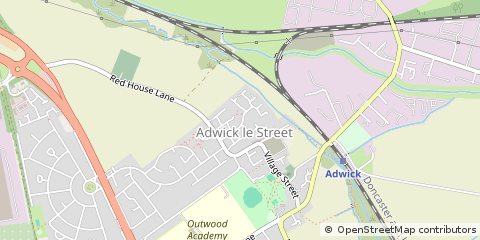 Map of Doncaster