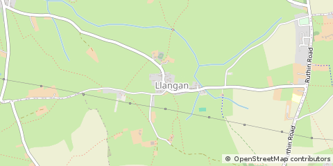 Map of Bridgend