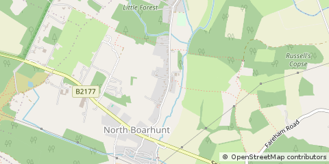 Map of Fareham