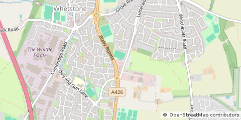 Map of Blaby, Leicester