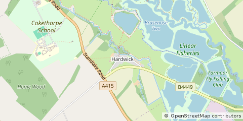 Map of Witney, Oxfordshire