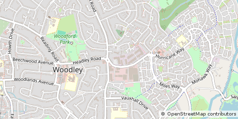 Map of Reading, Berkshire