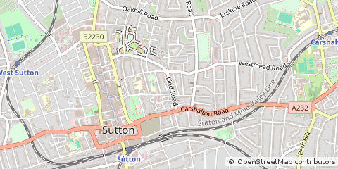 Map of Sutton