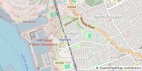 Map of Plymouth, Devonshire