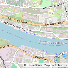 Map of Newcastle Upon Tyne