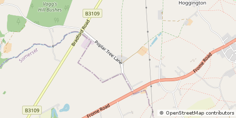 Map of Trowbridge, Wiltshire