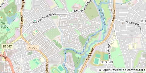 Map of Stoke-on-Trent