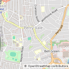 Map of Forest Hill, London