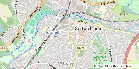 Map of Droitwich