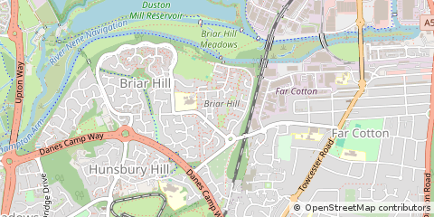 Map of Northampton