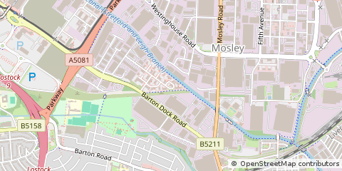 Map of Manchester, Greater Manchester