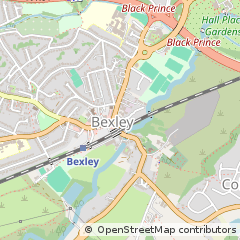Map of Bexley, Kent