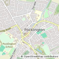 Map of Pocklington, York