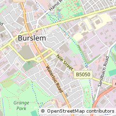 Map of Stoke-on-Trent