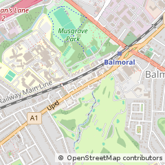 Map of Belfast