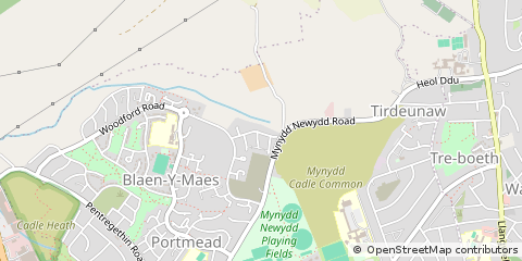 Map of Swansea