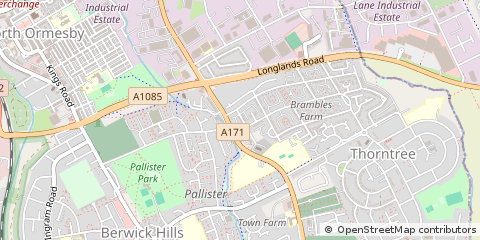 Map of Middlesbrough