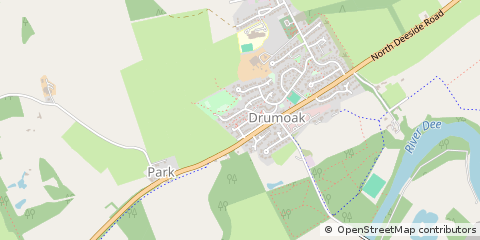Map of Drumoak, Aberdeenshire