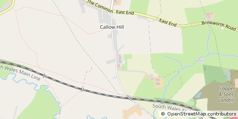 Map of Chippenham, Wiltshire