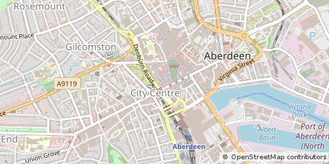 Map of Aberdeen