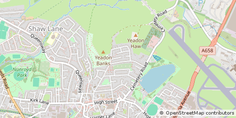 Map of Leeds