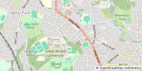Map of Leeds