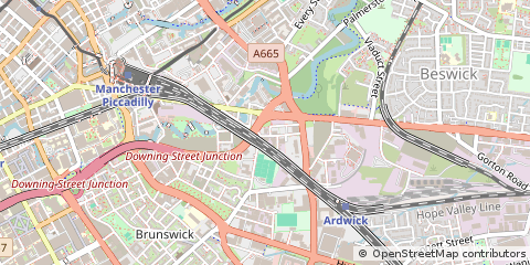 Map of Manchester