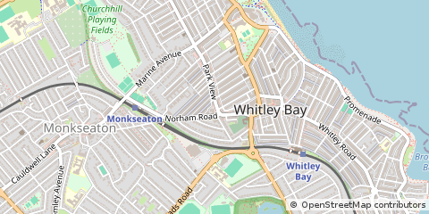 Map of Whitley BAY