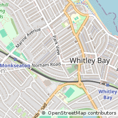 Map of Whitley BAY