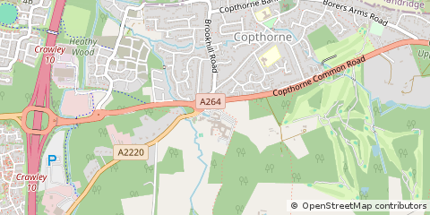 Map of Copthorne