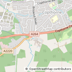 Map of Copthorne