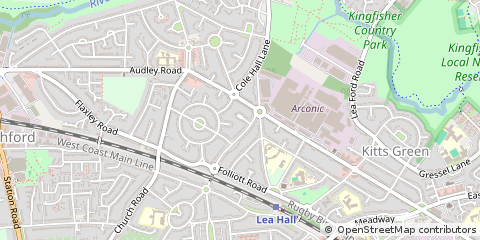 Map of Birmingham