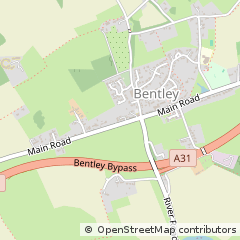 Map of Farnham, Surrey