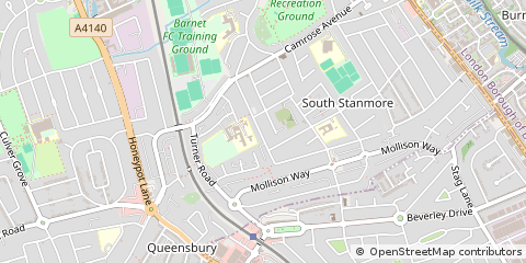 Map of Edgware