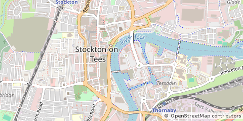 Map of Stockton-on-Tees