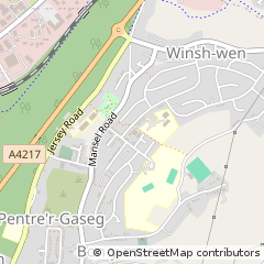 Map of Swansea