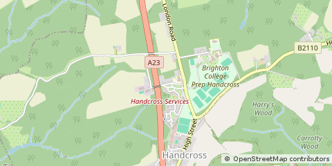Map of Haywards Heath