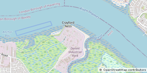 Map of Erith, Kent