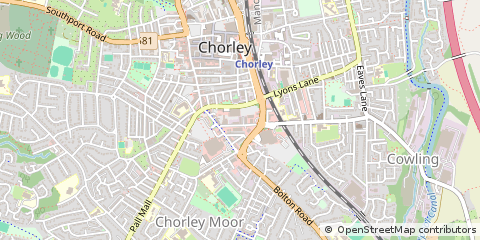 Map of Chorley