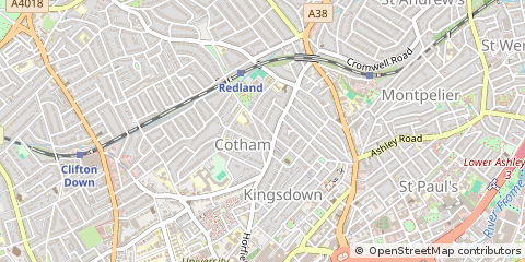 Map of Bristol