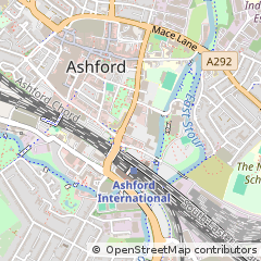Map of Ashford, Kent