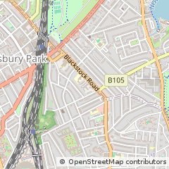 Map of Islington, London