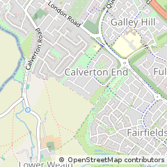Map of Milton Keynes, Buckinghamshire