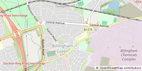 Map of Billingham