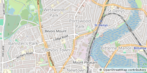Map of Southampton