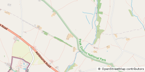 Map of Leek, Staffordshire