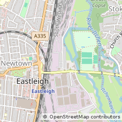 Map of Eastleigh, Hampshire