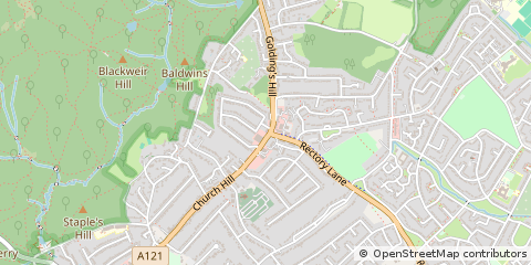 Map of Loughton, Essex