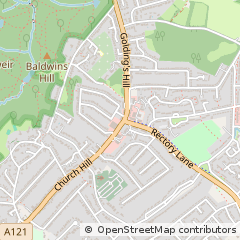 Map of Loughton, Essex